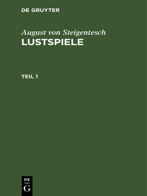 cover image of August von Steigentesch